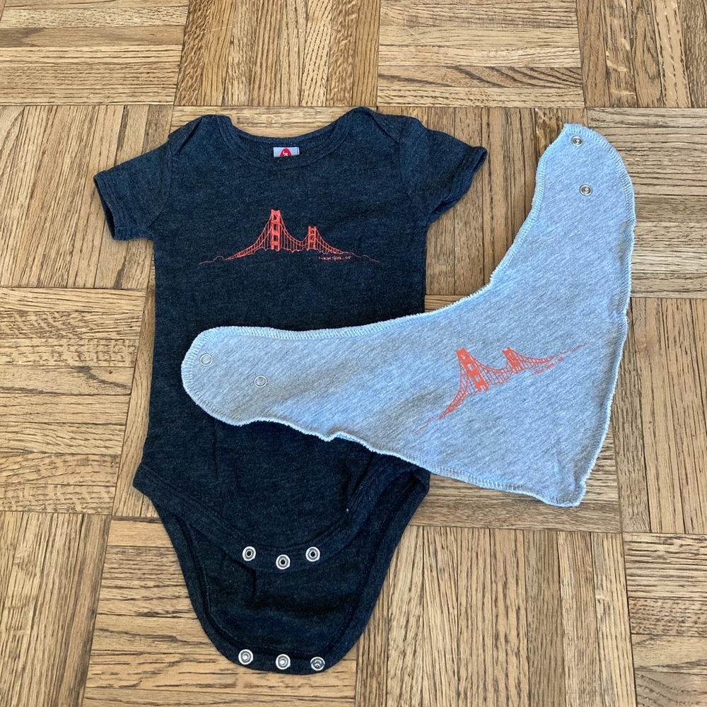 New Skool San Francisco Baby Onesie
